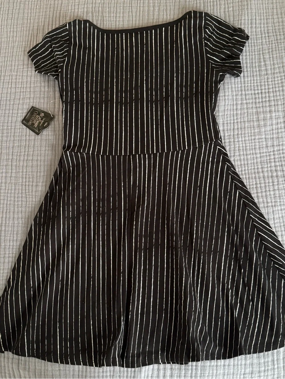NWT Disney Nightmare Before Christmas Jack Skellington Dress Girls M + Tights